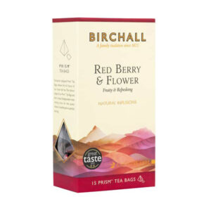 birchall red berry flower 15 prism tea bags side